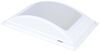 specialty recreation rv skylight rectangular 14w x 22l inch low profile w/ inner garnish and sealant - 14 22 white