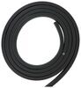 seals 10 foot long rubber rectangular seal for rv and trailer doors - stick on 10' x 1/2 inch tall