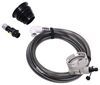 drain hoses sewersolution macerator system for rv waste tanks - bayonet fitting and 4-in-1 adapter 10'