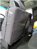 0  40/20/40 split bench adjustable headrests covercraft work truck seatsaver custom seat covers - front charcoal black