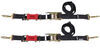 trailer truck bed snap hooks shockstrap ratchet tie-down straps w/ shock absorbers - 2 inch x 12' 3 333 lbs qty