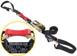 ShockStrap Ratchet Tie-Down Strap w/ Shock Absorber - 1-1/2" x 7' - 1,000 lbs - Qty 1 - SS58MV