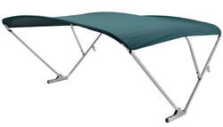SureShade Power Bimini Top for Pontoon Boat - Silver Aluminum Frame - Green Canvas - SS69TR