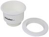 boat accessories tumbler insert seasucker cup with adapter ring - white