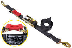 ShockStrap Ratchet Tie-Down Strap w/ Shock Absorber - 2" x 18' - 3,333 lbs - Qty 1 - SS78MV