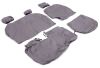 60/40 split bench covercraft work truck seatsaver custom seat covers - second row gray