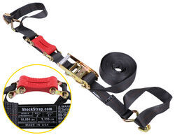 ShockStrap Ratchet Tie-Down Strap w/ Shock Absorber - 2" x 27' - 3,333 lbs - Qty 1 - SS88MV