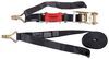 flatbed trailer truck bed 21 - 30 feet long shockstrap ratchet tie-down strap w/ shock absorber 2 inch x 27' 3 333 lbs qty 1