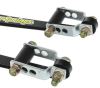 rear axle suspension enhancement supersprings stabilizer and sway control kit - oem leaf springs above