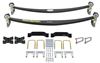 rear axle suspension enhancement supersprings custom stabilizer and sway control kit - factory leaf springs above