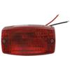 non-submersible lights 4-9/16l x 2-1/2w inch optronics trailer tail light - weatherproof stop turn incandescent red lens