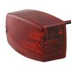 tail lights non-submersible optronics trailer light - weatherproof stop turn incandescent red lens