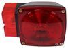tail lights 6-1/8l x 4-9/16w inch light for trailers over 80 wide - 8 function incandescent square driver side