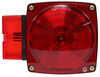 Tail Light for Trailers Over 80" Wide - 8 Function - Incandescent - Square - Driver Side