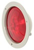 tail lights submersible optronics trailer light - stop turn round grey flange red lens