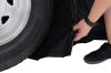 single axle 27 inch tires 28 29 snapring tiresavers rv tire covers for to - black qty 2