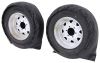 single axle snapring tiresavers tire covers - 36 inch to 39 diameter black vinyl qty 2