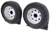 single axle snapring tiresavers rv tire covers for 40 inch to 42 tires - black qty 2