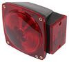 tail lights non-submersible optronics combination trailer light - 6 function incandescent red lens passenger side