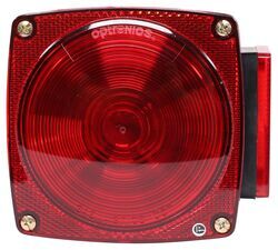 Optronics Combination Trailer Tail Light - 6 Function - Incandescent - Red Lens - Passenger Side - ST8RB