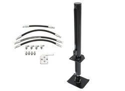 Tradesman 7K Hydraulic A-Frame Jack w/ Connection Kit for Bumper Pull Dump Trailers - 17" Hose - ST97VR