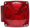 tail lights 5-3/16l x 4-9/16w inch combination trailer light - 7 function incandescent square red lens driver side