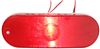 tail lights stop/turn/tail one led trailer light with weathertight plug - stop turn submersible oval red lens
