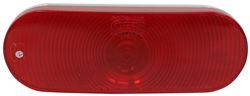ONE LED Trailer Tail Light with Weathertight Plug - Stop, Tail, Turn - Submersible - Oval - Red Lens - STL002RMB