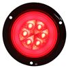 GloLight LED Trailer Tail Light - Stop,Turn,Tail - Submersible - 21 Diodes - Round - Red Lens LED Light STL101RFB