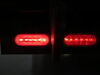 0  tail lights stop/turn/tail glolight led trailer light - stop turn submersible 22 diodes oval red lens