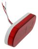 tail lights 6-1/2l x 2w inch glolight led trailer light - stop turn submersible 22 diodes oval red lens