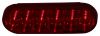 tail lights 6-1/2l x 2-1/4w inch optronics led trailer light - stop turn submersible weathertight plug red lens