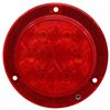 LED Trailer Tail Light w/ Reflector - Stop, Tail, Turn - Submersible - 7 Diodes - Round - Red Lens