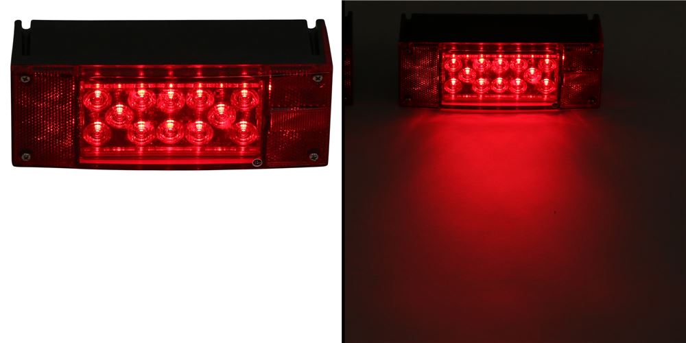 Optronics Stl-16rb Right Hand Rectangular Waterproof Red LED Tail Light for sale online 