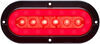 tail lights submersible glolight led trailer light - stop turn 22 diodes oval red lens
