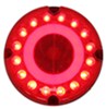 tail lights 7 inch diameter glolight led trailer light - stop turn submersible 32 diodes round red lens