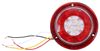 tail lights stop/turn/tail/backup fusion led combination light - submersible 4 function 12 diodes red and clear lens
