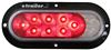 tail lights stop/turn/tail/backup fusion led trailer light - stop turn backup submersible oval red/clear lens