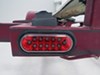 0  tail lights 6-1/2l x 2-5/16w inch tinted miro-flex led trailer light - stop turn submersible 12 diodes clear lens