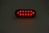 tail lights stop/turn/tail miro-flex led trailer light - stop turn submersible 12 diodes oval red lens