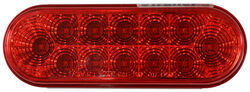 Miro-Flex LED Trailer Tail Light - Stop, Tail, Turn - Submersible - 12 Diodes - Oval - Red Lens - STL22RB