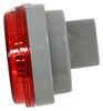 tail lights 6-1/2l x 2-5/16w inch miro-flex led trailer light - stop turn submersible 12 diodes oval red lens