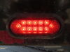 0  tail lights stop/turn/tail miro-flex led trailer light - stop turn submersible 12 diodes oval red lens