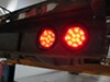 0  tail lights 4-5/16 inch diameter miro-flex led trailer light - stop/turn/tail submersible 12 diodes round red lens 24v