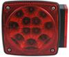submersible lights 5-1/4l x 5w inch miro-flex led trailer tail light - 6 function 18 diodes square red passenger