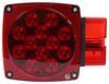 tail lights non-submersible led combination trailer light - submersible 7 function 18 diodes square passenger side