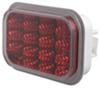 tail lights submersible miro-flex led light - stop turn 16 diode clear lens w red leds qty 1