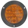 submersible lights 4 inch diameter optronics led trailer turn signal and parking light - 10 diodes round amber lens