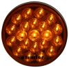 tail lights non-submersible optronics led trailer turn signal and parking light - submersible 21 diodes round amber lens