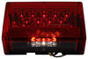 tail lights license plate rear reflector side marker stop/turn/tail led combination trailer light - 7 function submersible 23 diodes red lens driver